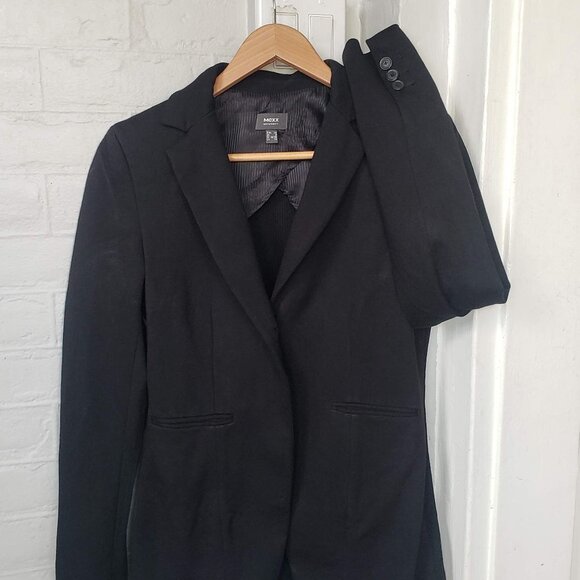 MEXX MATERNITY BLAZER BLACK SIZE 34 (UK 8) - Picture 2 of 7